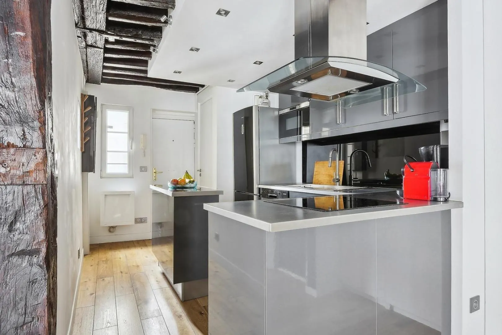 Apartment Bnbnook - Bright 2Br Near Louvre & Pompidou Paris France