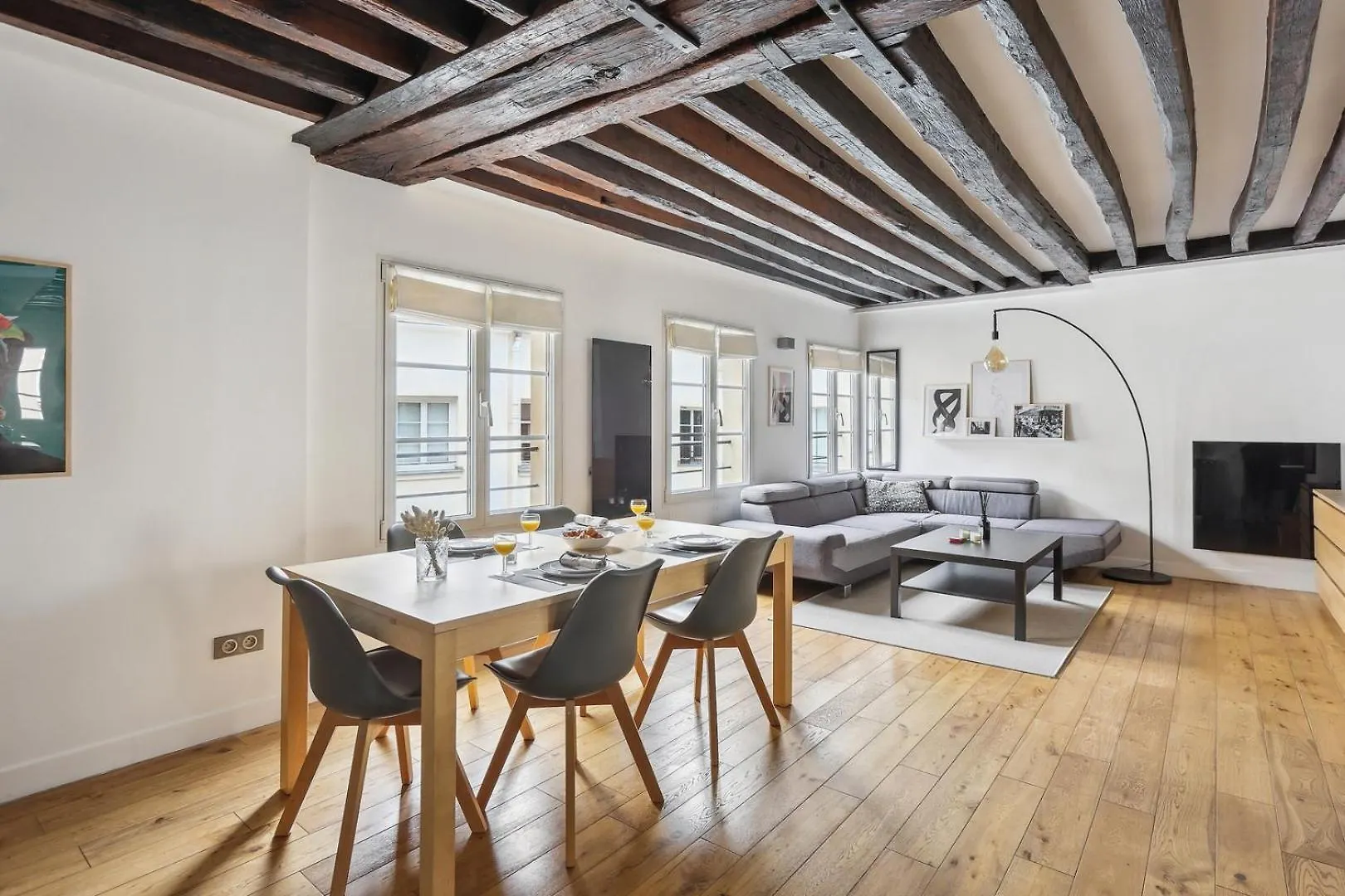 Bnbnook - Bright 2Br Near Louvre & Pompidou Paris